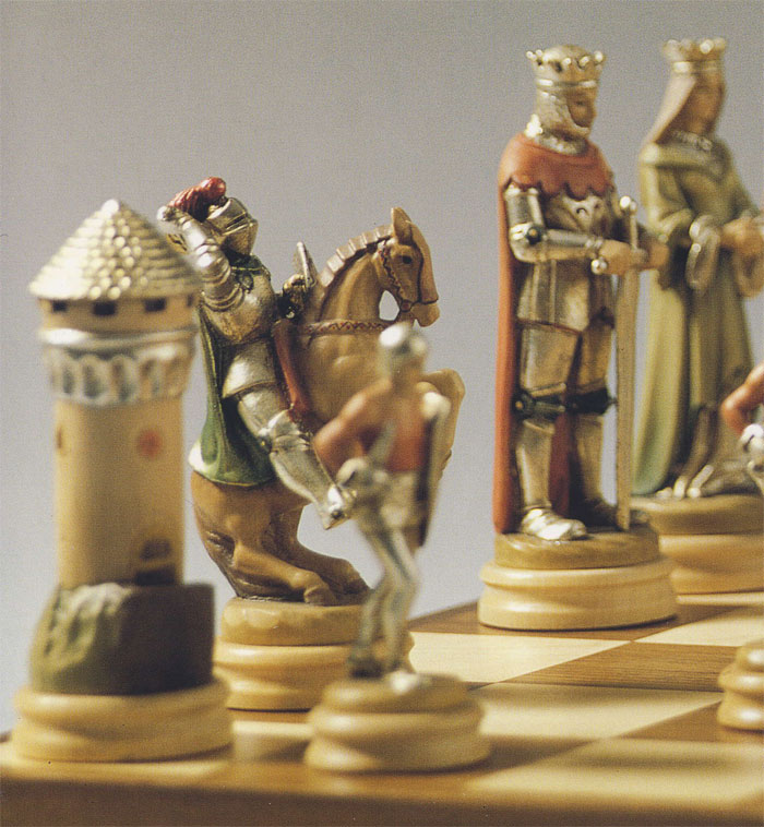 Lowe Anri Details about   2 Vintage Renaissance Chessman Chess Piece Replacement Black Pawn E.S 
