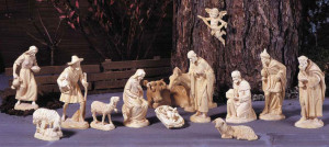 Anri - Original Karl Kuolt nativity - plain wood